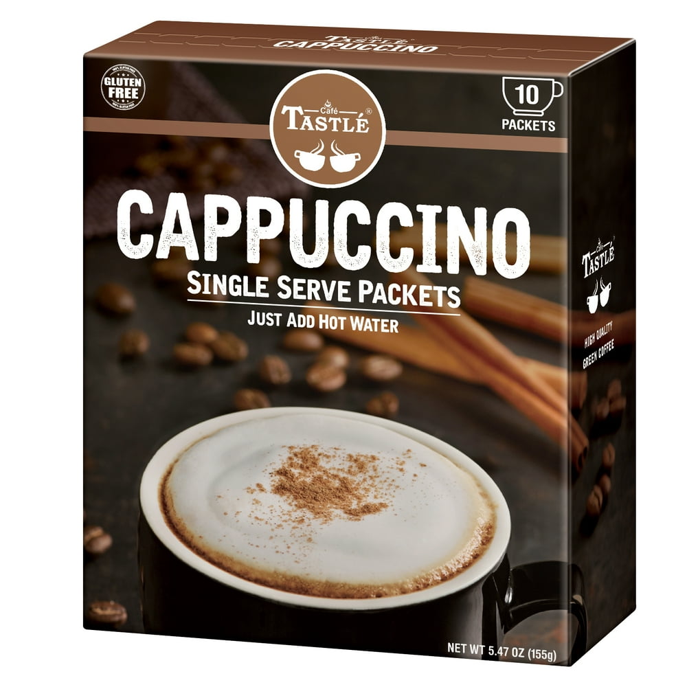 Cafe Tastle Single Serve Cappuccino Coffee, 10 Count