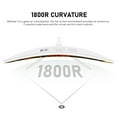 thumbnail image 5 of Gawfolk 27 Inch Curved Gaming Monitor, FHD 1080P, 180Hz, 1800R Curvature, Frameless, White, 5 of 7