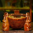 thumbnail image 2 of 1000ml Ceramic Punch Bowl, Drinkware Mugs Restaurant Brown, 2 of 8