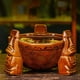 thumbnail image 1 of Cuenco de cerámica creativo para , taza para beber Barware Tazas cóctel Tiki Bowl Tiki Tazas para cóctel Leche Cerveza Marrón perfecl Golpe Golpe, 1 of 8