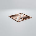 thumbnail image 4 of Ekena Millwork 7 3/8"W x 7 3/8"H x 1/4"T Extra Small Killeen Decorative Fretwork Wood Wall Panels, Cherry, 4 of 18