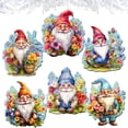thumbnail image 2 of Garden Gnomes Decorative Wooden Clip-on Ornaments Set of 6 by G. Debrekht - Christmas Decor - 8090030C-S6, 2 of 10
