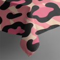 thumbnail image 3 of Pink and Black Of Leopard Print Rectangle Tablecloth 60"x84",Waterproof Polyester Rectangle Table Cloth, Wipeable Spillproof Polyester Tablecloth for Dining, Camping, Indoor and Outdoor, 3 of 5