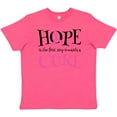 thumbnail image 3 of Inktastic Breast Cancer Hope Quote Youth T-Shirt, 3 of 5