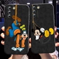 thumbnail image 2 of Funda de teléfono de dibujos animados Goofy Mickey para Samsung S23, S22, S21, S20 FE, Ultra Pro Lite, S10, S9, S8, 5G, S10E, M52 Plus, cubierta negra Fivean unisex, 2 of 2