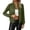Green, variant on TGSLY Women's Faux Suede Bomber Jackets Lightweight Zip Up Long Sleeve Cropped Coat Loose Casual Solid Color Outerwear with with Pockets S