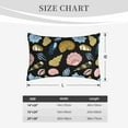 thumbnail image 3 of Plush Throw Pillow Covers, Pink Gold Blue Shell Conch Pillow Cases with Invisible Zipper, Breathable Microfiber Pillow Cases Standard Size for Sleeping Bedroom Sofa Living Room 16x24, 3 of 5