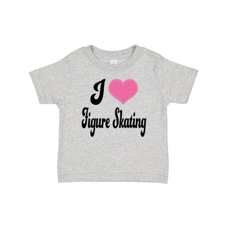 

Inktastic I Love Figure Skating Gift Baby Girl T-Shirt