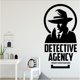 thumbnail image 1 of Adhesivo de pared Detective Agency para dormitorio u oficina en casa, 1 of 1