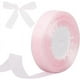 thumbnail image 1 of Cinta de organza transparente de 50 yardas x 7/8 pulgadas, cinta de gasa rosa, adorno para fiestas, invitaciones de boda, coronas, envolturas, manualidades, ribete de malla, 1 of 9