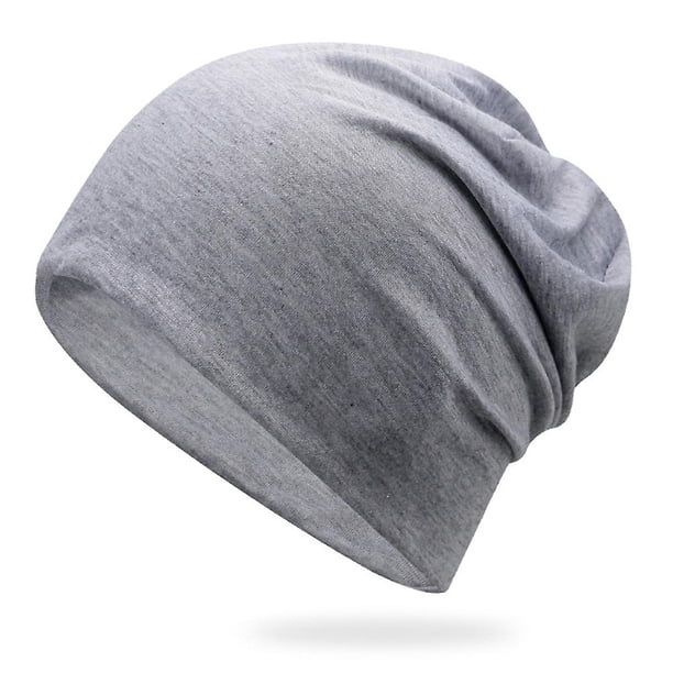 Kafeimali Gorros De Punto Largos Y Holgados Para Hombre Para Sombreros De Snowboard Gruesos Con Calavera Holgada (negro