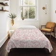 thumbnail image 4 of Farmhouse Pink Large Tapestry for Bedroom Wall Hanging Tapestry, Vintage Flower Leaf Botanical Plant Ceiling Backdrop Tapestries Poster Blanket Wall Decor for Teens Room Living Room Dorm 100" x 59", 4 of 8