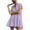Clearance-Purple, variant on Fartey Oversized Patchwork Mini Dresses for Women Summer Button Down V Neck Dress Loose Short Sleeve Lapel Collar Sundress Fashion Solid Color Sundresses White XXL