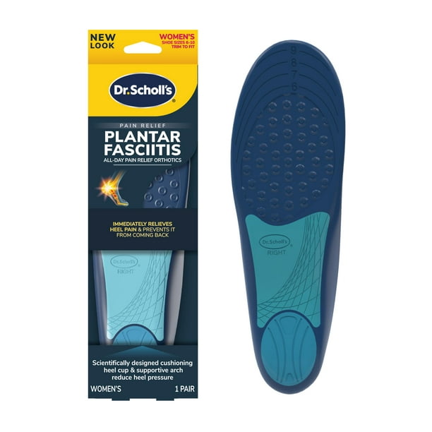 Dr. Scholl's Plantar Fasciitis Orthotics Women's Foot Arch Supports (1 ...