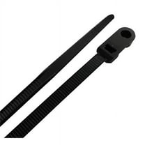 8 in. Cable Tie, Black - Pack of 100