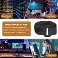 thumbnail image 7 of Uxcell Reusable Cable Tie Adjustable Hook and Loop Straps Cord Management Wire Wrap Cord Ties Organizer for Home 8 x 0.79 Inch Black, 7 of 7