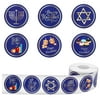 500Pcs/Roll Happy Hanukkah Stickers
