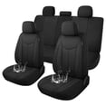 thumbnail image 1 of Funda de asiento de coche CAROMOP de neopreno impermeable para coche, color negro, 1 of 9