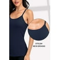 thumbnail image 4 of Women's Adjustable Straps Camisole Stetchy Scoop Neck Undershirts, 4 of 6