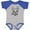 Baseball Heather and Royal, variant on Inktastic French Bulldog Portrait Boys or Girls Baby Bodysuit