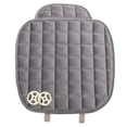 thumbnail image 2 of Walbest Car Front Seat Cover Pad Mat Cushion Universal Fit Breathable Blanket Nonslip Auto Truck Office Plush Square (Grey), 2 of 7