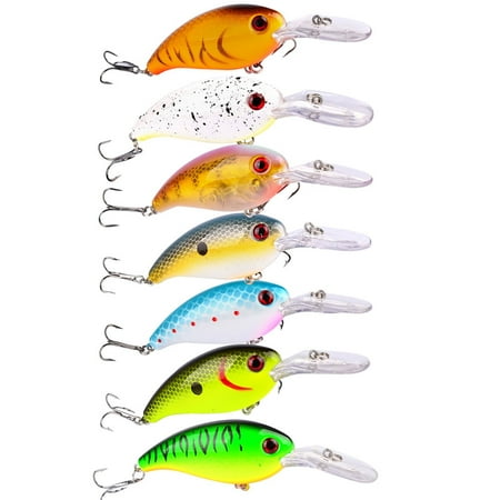Naierhg 10cm 14.52g Artificial Fishing Lure Hard Crank Bait Wobbler Tackle with Hook