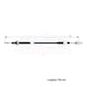 thumbnail image 2 of Cable Chicote Embrague CAHSA Cable Chicote Acelerador Compatible Con Nissan Tsuru Gst 1.6L 1992 1993 Reforzado, 2 of 6