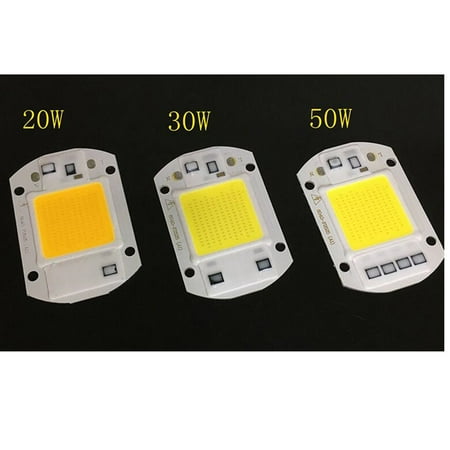 

220V LED Floodlight 20W/30W/50W White/Warm Light COB Chip Integrated Smart IC Driver Lamp
