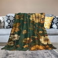 thumbnail image 2 of JRXY Floral Blanket for Women Floral Blanket Gifts Flannel Vintage Paisley Flower and Leave Throw Blanket for Bed Living Room Sofa Couch Soft Warm Lightweight Cozy Floral Decor White, 2 of 6