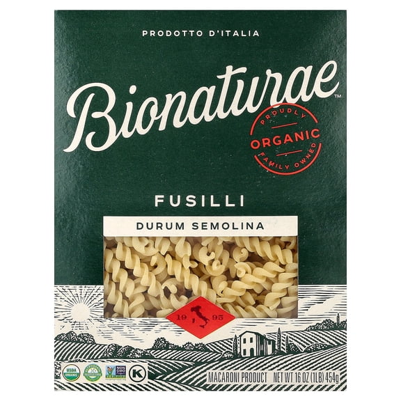 bionaturae Organic Fusilli, 16 Ounce Bags