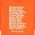 thumbnail image 3 of Forrest Gump - Bubbas Shrimp List - Men's Crew Neck Fleece Pullover, 3 of 6