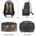 thumbnail image 5 of Yuyamidu Wolf Kids Backpack Sunflowers School Bookbag for Teenagers Girls Boys Fits Elementary Junior High and Middle School Daily Use, 5 of 6
