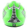 thumbnail image 5 of Wow! Youth Motocross Helmet HJOY BMX MX ATV Dirt Bike Helmet Spider Web Green, Goggles, Martian Spider Green Glove Youth Bundle, 5 of 8