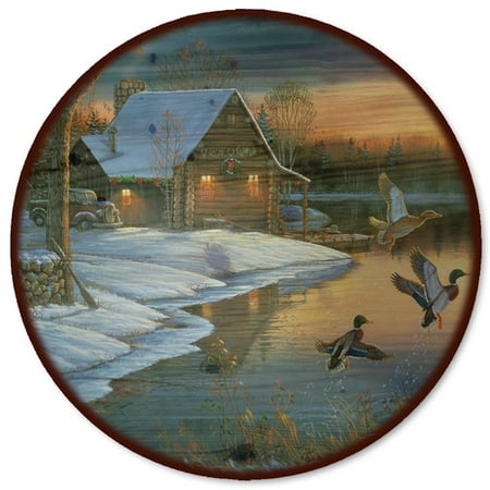 

WGI-GALLERY Back Water Mallards Lazy Susan