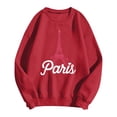thumbnail image 4 of Tiweut Hoodies Women Letter Print Pullover Long Sleeve Crewneck Sweatshirt Athletic Tops, 4 of 4