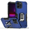thumbnail image 5 of Designed for Samsung Galaxy S24 Plus /S24+ Hybrid Stand Magnetic Ring Holder Stand Kickstand Heavy Duty Rugged Drop Silicone Shockproof Phone Case Cover [Blue], 5 of 7