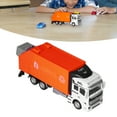 thumbnail image 1 of Juguete Para Camión De Reparto, Juguete Para Camión De Basura, aleación De Plástico De Empuje Hacia Atrás Para Jugar Para Niños, 1 of 7