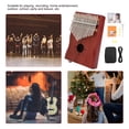 thumbnail image 4 of Piano de Pulgar de 17 Key, Accesorios para Jugar Con Bolsa de Almacenamiento mini Kalimba, Kalimba de Alta, Niños Duraderos para El Entretenimiento de Rendimiento, 4 of 7
