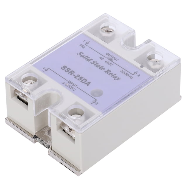 Módulo de relé de estado sólido Controlador de relé de tipo alto voltaje para DC‑AC 480V SSR‑ Heater25DA VoborMX herramienta