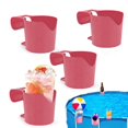 thumbnail image 1 of Portavasos para piscina sobre el suelo, portavasos de plástico para piscina, sin derrames, 2 uds., 1 of 5