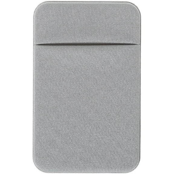 Mobile Phone Credit Holder Pocket Stick-On Adhesive Elastic Tool Card Holder Grey