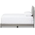thumbnail image 3 of Bowery Hill Modern Tufted King Low Profile Bed in Light Gray, 3 of 7