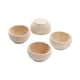 thumbnail image 1 of 4 piezas de cuenco artesanal de madera, cuenco sin terminar, decoración de tinción, cuenco para servir, pintura de 58mm x 33mm, cuencos en miniatura, 1 of 9