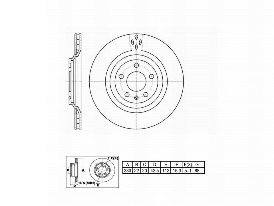 Winstop Brake Rotor, Rear WS246398, Audi S6 2011-2007