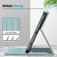 thumbnail image 6 of Fintie Case for Samsung Galaxy Tab A7 Lite 8.7 inch 2021 Model (SM-T220/T225/T227), Multi-Angle Viewing Smart Stand Back Cover with Pocket,Ice Blue, 6 of 9