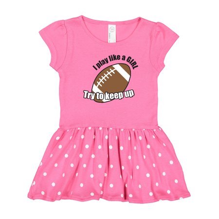

Inktastic Football - Like a Girl Gift Toddler Girl Dress