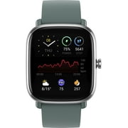 Amazfit GTS 2 Mini Smart Watch: Android & iOS - Built-in GPS Fitness Tracker - 14 Day Battery Life - 68 Sports Mode - AMOLED Screen - Blood Oxygen Heart Rate Monitor - 5 ATM Waterproof, Green
