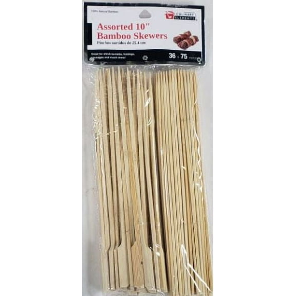 Bamboo Skewers Assorted (Pack of 12)