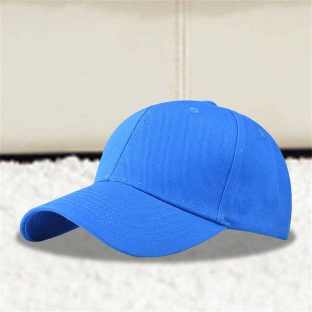 Under $10 Visors Blue Solid Color Duck Hat Trend Personality Outdoor Print Breathable Mesh Hat
