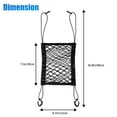 thumbnail image 2 of Dog Car Net Barrier, Pet Car Net Barrier Auto Safety Mesh Organizer, Adjustable Dog Barrier for Cars, SUVs - Car Divider for Driving Safely with Children and Pets, 2 of 8